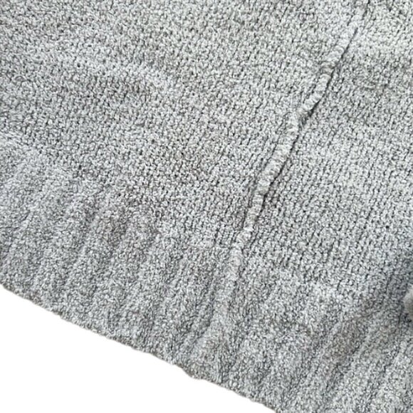 Simply Vera Wang Chenille Hoodie Light Sky Blue Gray XL Cozy Soft Sweater - Picture 6 of 9